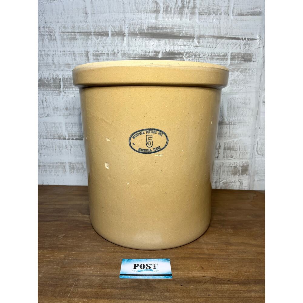 5 Gallon Marshall Pottery Pickling Crock